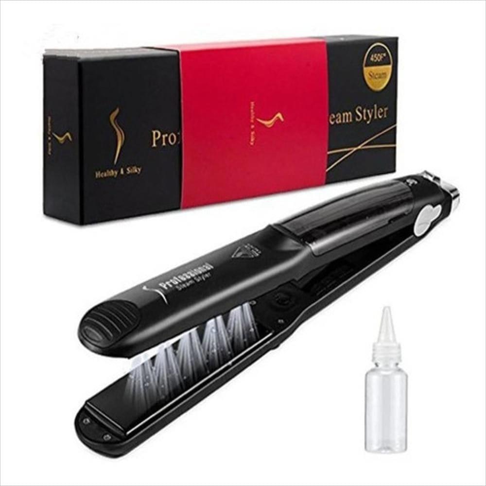 Plancha A Vapor Keratina Y Argán Profesional 450F°