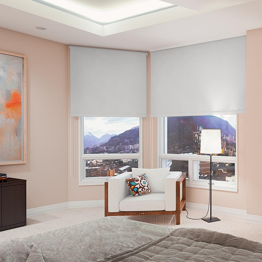 Cortina Enrollable Novelty Home Blackout Blanco 100 X 180 Cm img #5