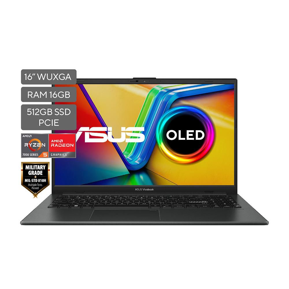 Portatil ASUS Vivobook Go 15 OLED AMD Ryzen 5 7520U RAM 16 GB 512 GB SSD E1504FAL1402W