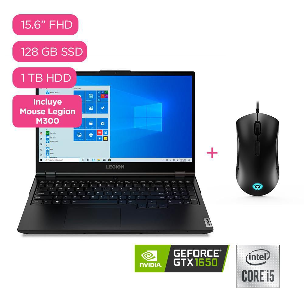 Computador LENOVO Intel Core i5 RAM 16 GB 1 TB HDD + 128 GB SSD LEGION 5 15IMH05