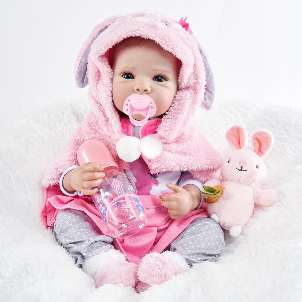 Reborn Bebe Muñeca Cuerpo De Silicona 45 Cm Dania img #4