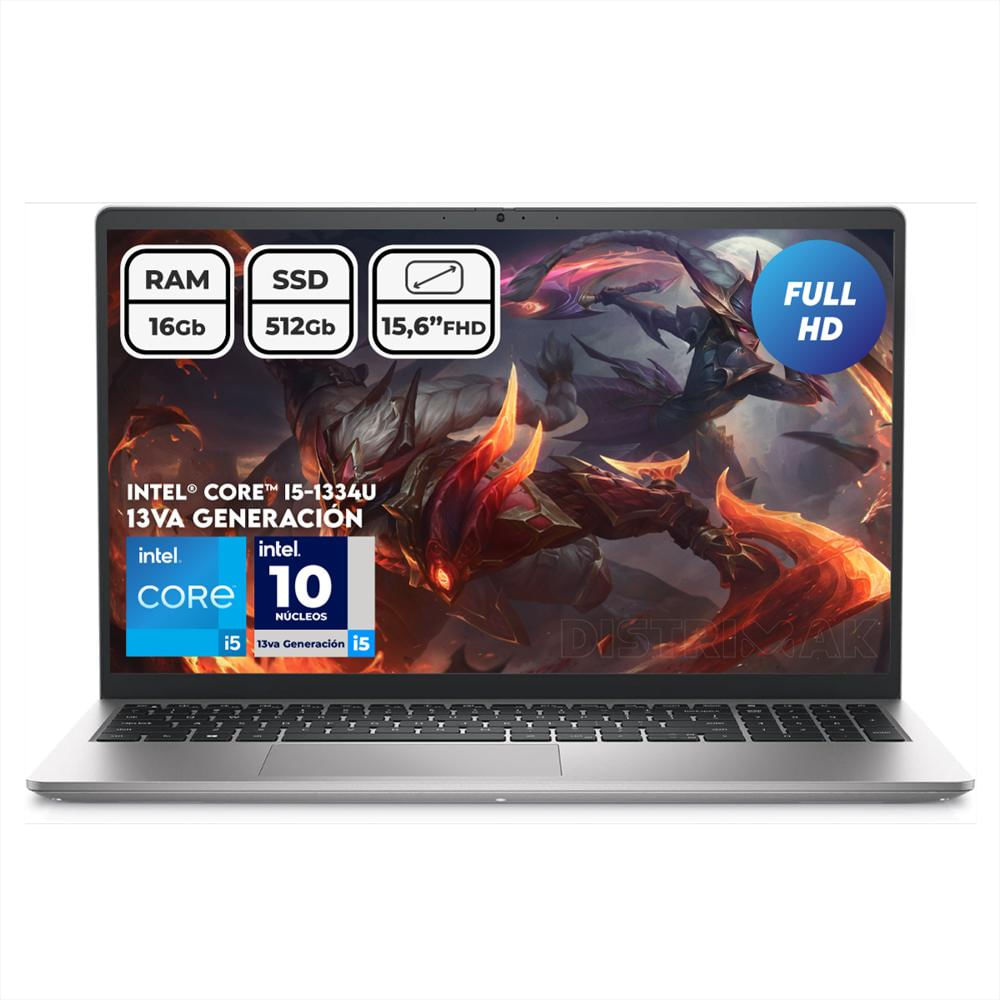 Portatil Dell Intel Core I5 1334U Ram 16Gb Ssd 512Gb