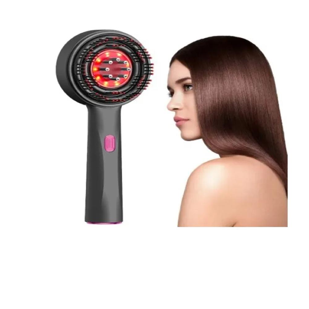 Cepillo Crecimiento Cabello Masajeador Luz Roja Electrico