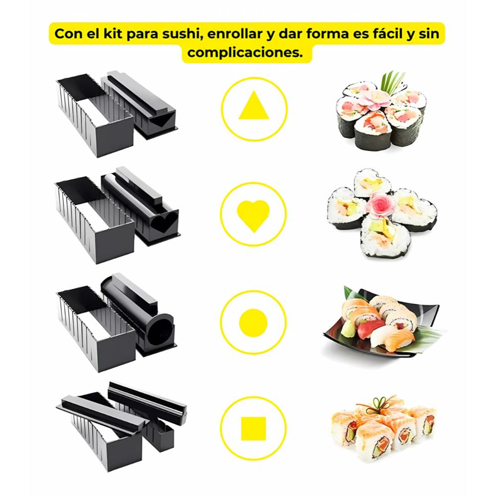 Kit Molde Para Hacer Sushi Perfecto Cocina Fácil img #3