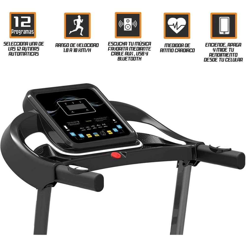 Caminadora Corredora Eléctrica Centurfit 127V Color Negro img #2