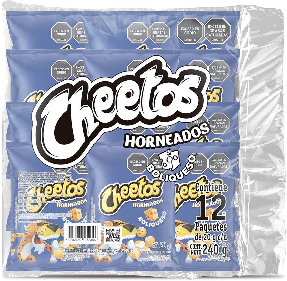 PASABOCAS CHEETOS BOLIQUESO (240 gr)