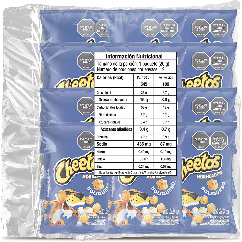 PASABOCAS CHEETOS BOLIQUESO  (240  gr) img #2
