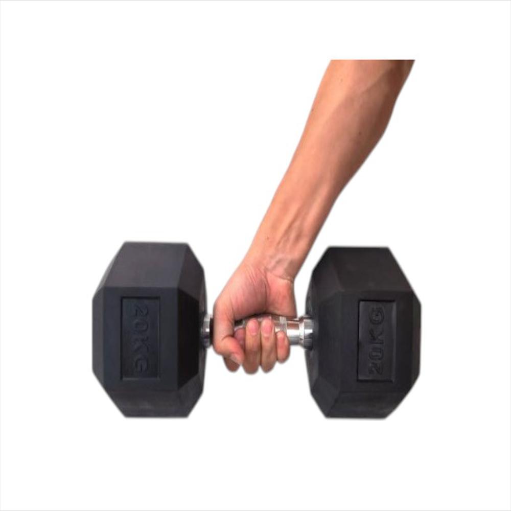 Mancuerna Hexagonal 35 Kg Encauchetada img #2