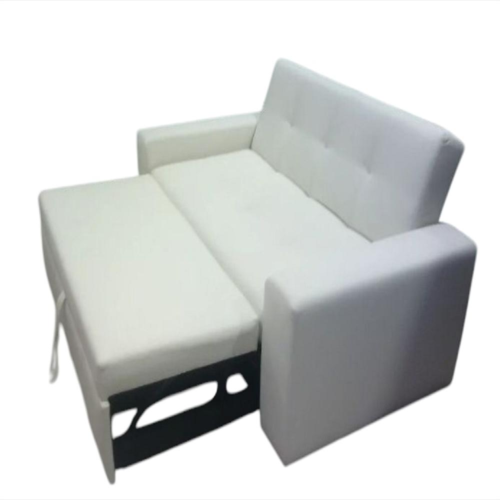Sofa Cama Aleman Carrito Cuero Sintetico Hueso