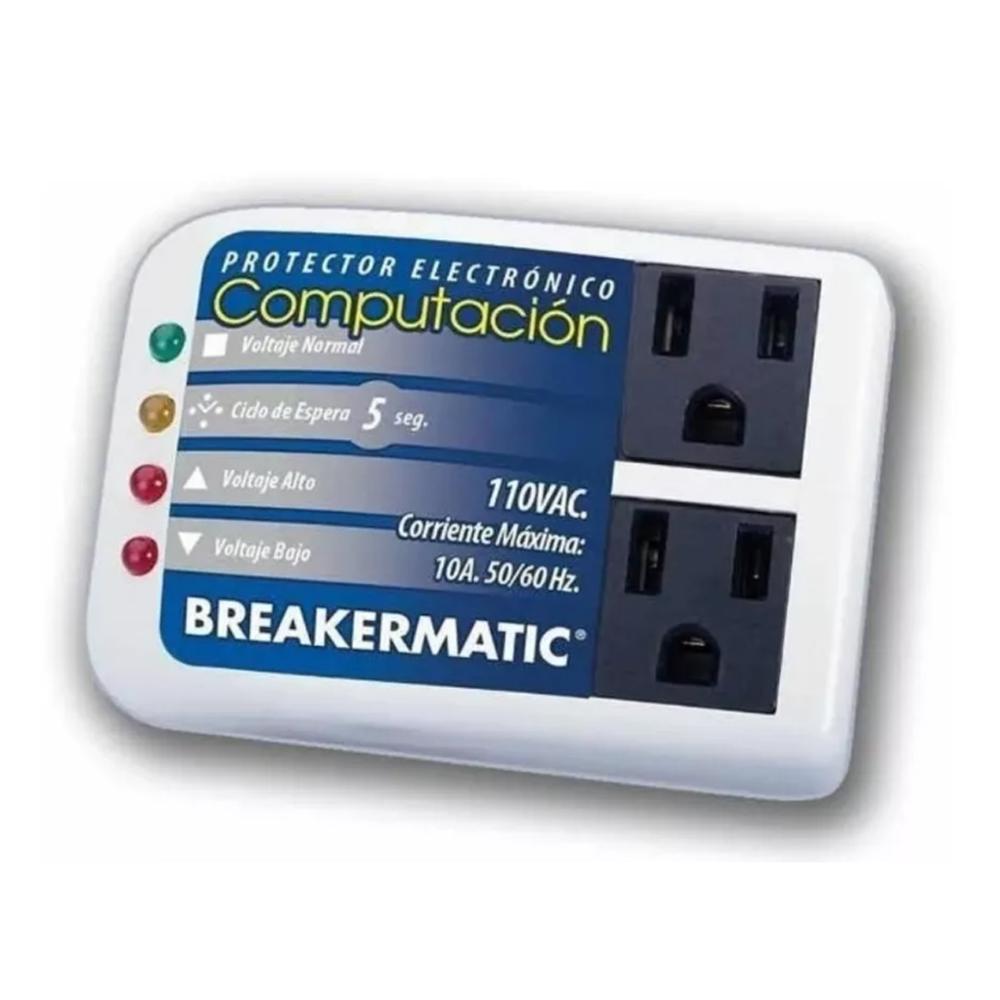 Protector Voltaje Breakermatic Para Computadores Cp 110V