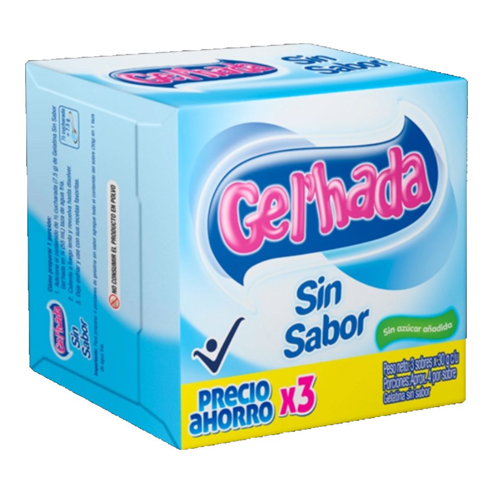 PPK GELATINA GEL HADA SIN SABOR GEL HADA 90 gr