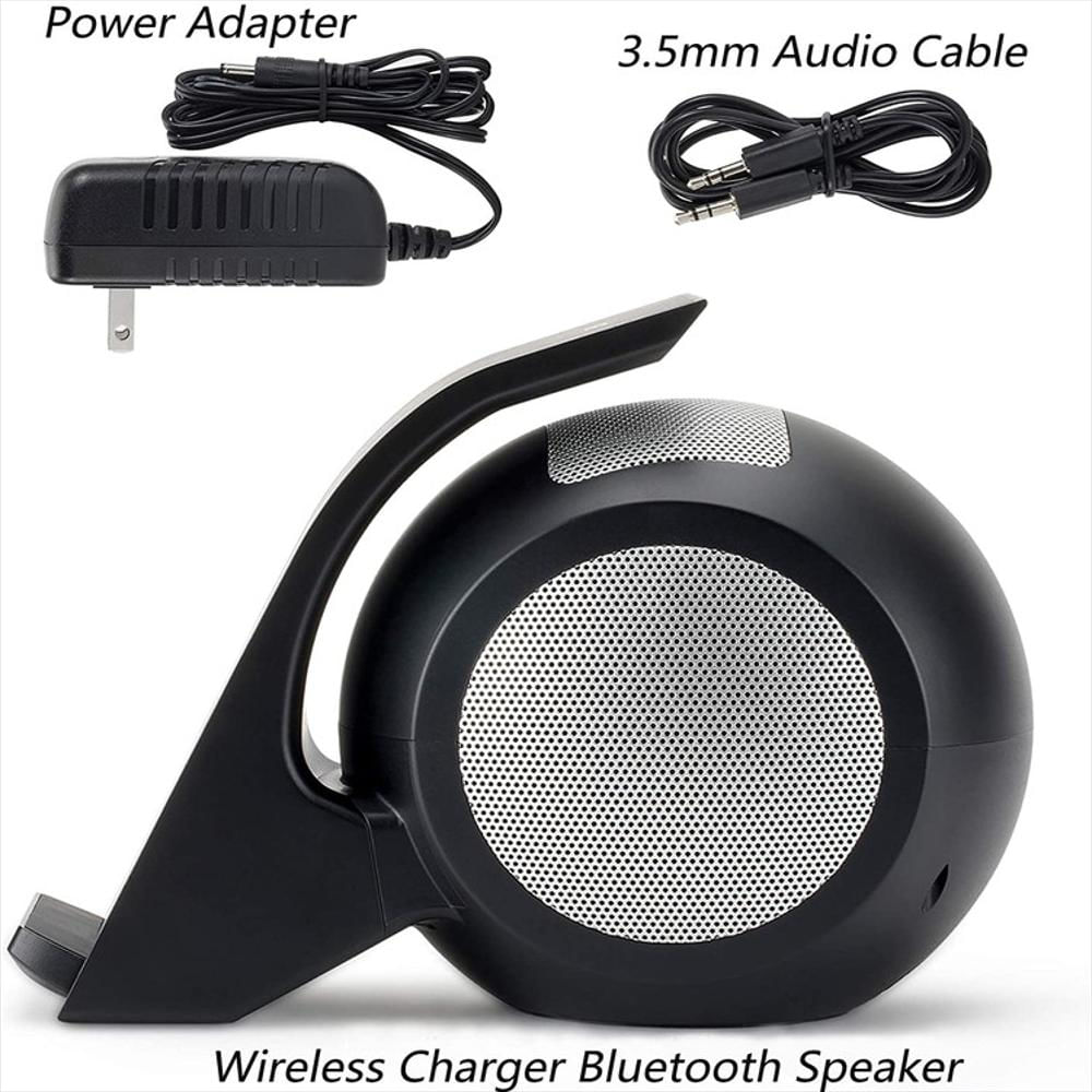 Cargador Inalámbrico Rápido Con Altavoz Censhi img #3