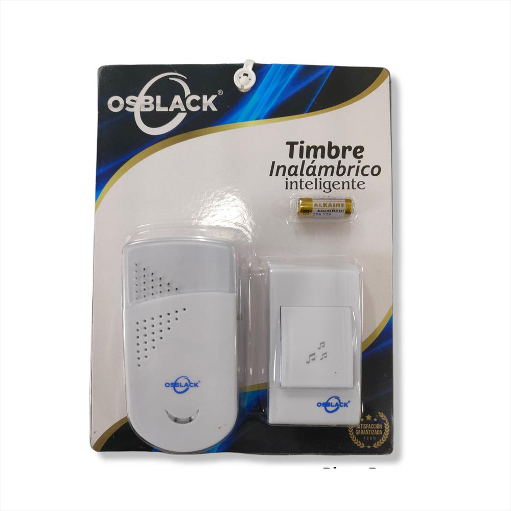 Timbre Inalámbrico Inteligente Osblack + Batería img #2