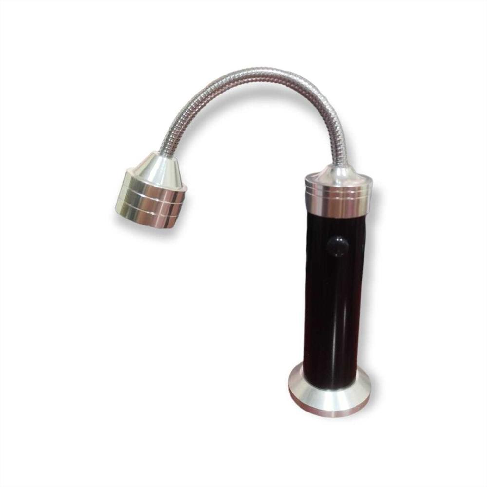 Linterna Lampara Con Luz Led De Imán Y Flexible Negro