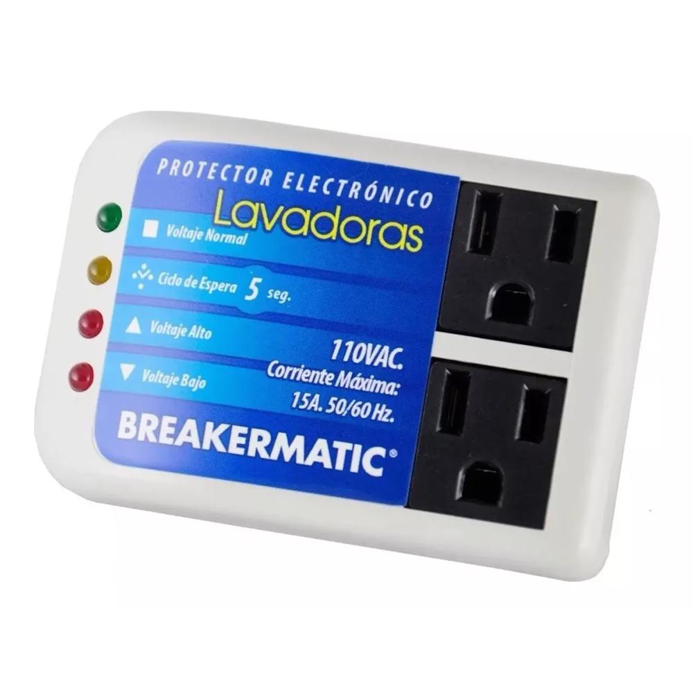 Protector De Voltaje Breakermatic Para Lavadoras 110V