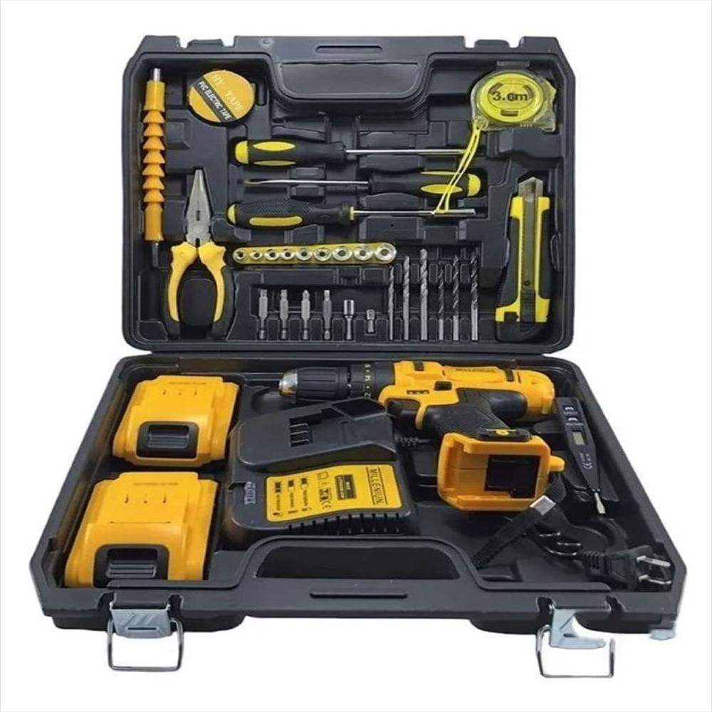 Taladro Inalambrico De 24 V Potente 2 Baterías 2 Velocidades Taladro Inalambrico De 24 V Potente 2 Baterías 2 Velocidades