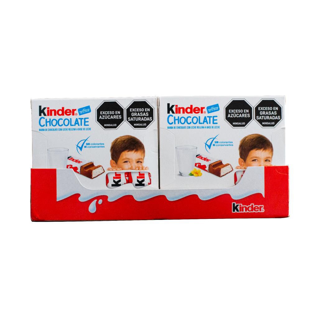 Barra Chocolate KINDER Leche Caja (1000 gr)