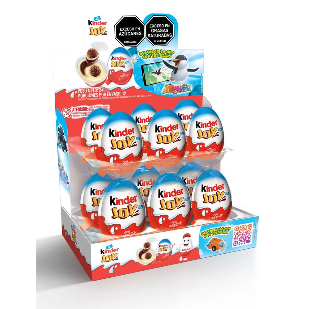 Wafer KINDER JOY Huevo Niño (240 gr)