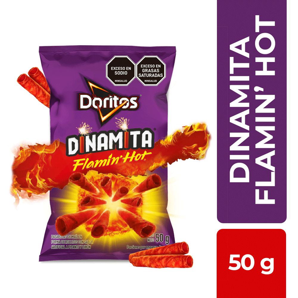 Pasabocas DORITOS Dinamita Flamin Hot (50 gr)