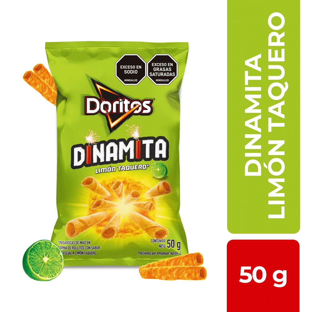 Pasabocas DORITOS Dinamita Limón Taquero (50 gr)