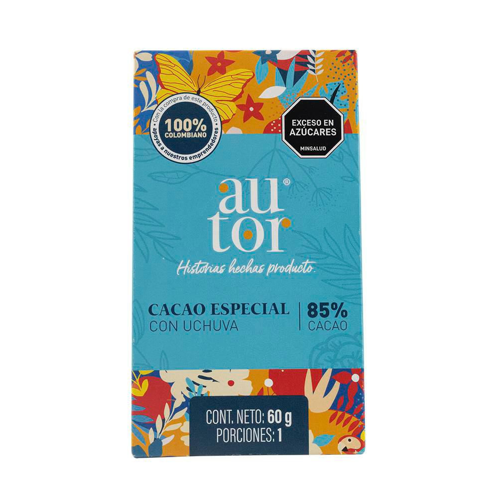 Cacao AUTOR especial con uchuva (60  gr)