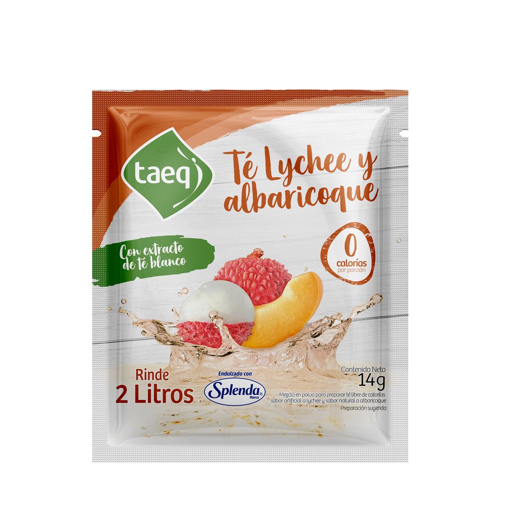 Té TAEQ Lychee con albaricoque (14  gr)