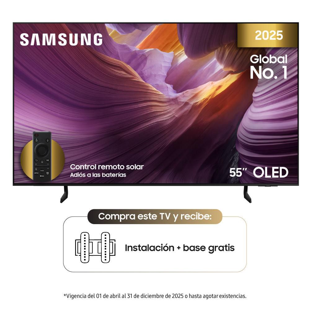 Televisor SAMSUNG 55 pulgadas OLED Uhd4K Smart TV QN55S85FAKXZL