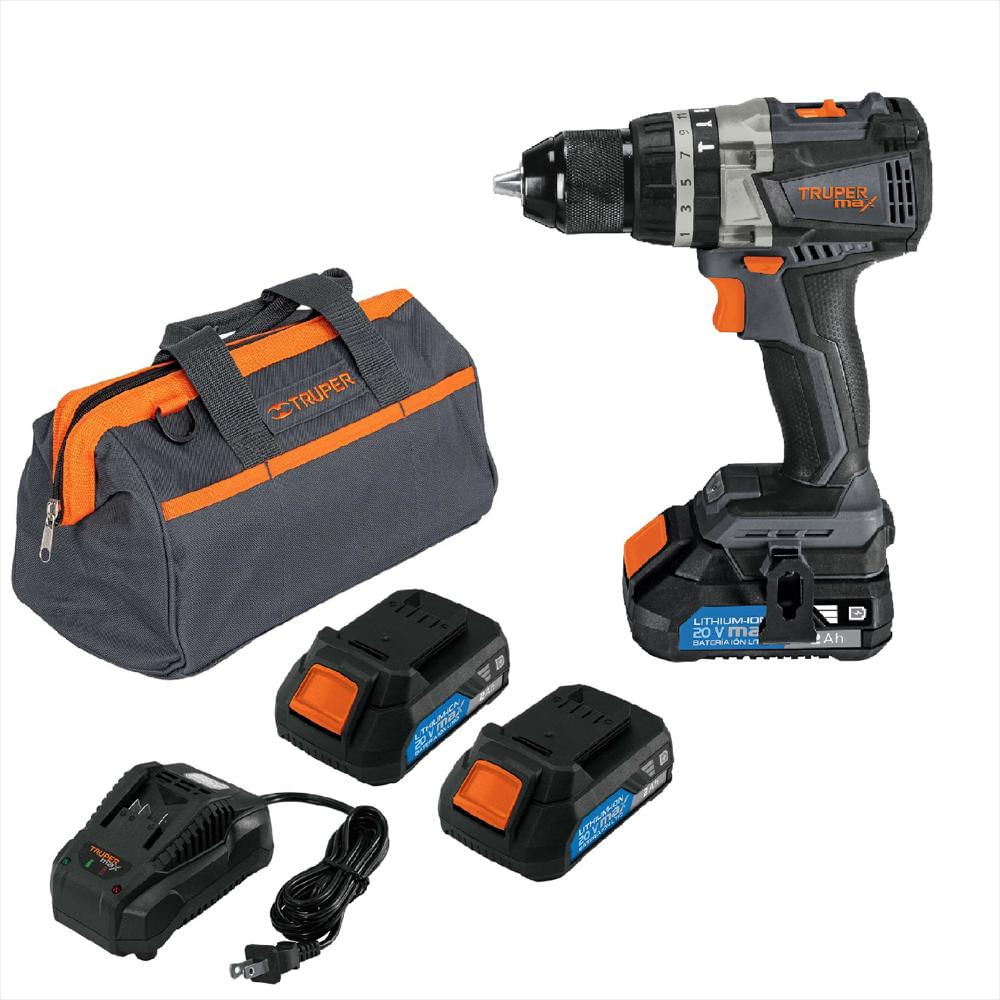 Taladro Percutor Inalámbrico De 1/2 Pulgadas , 20 V Y Torque 39 Nm Truper