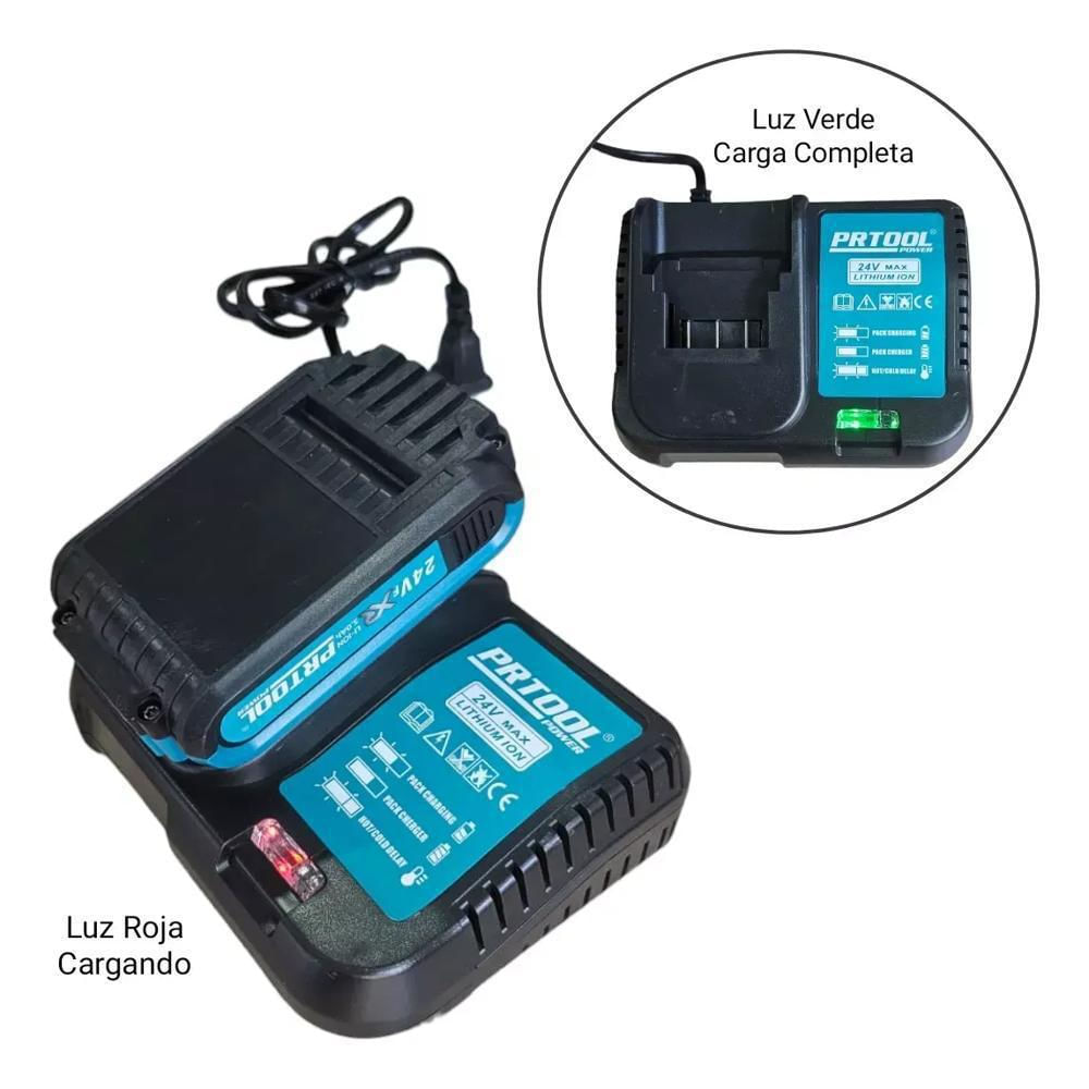 Taladro Inalambrico Con Percutor Profesional 24V 5Ah Taladro Inalambrico Con Percutor Profesional 24V 5Ah