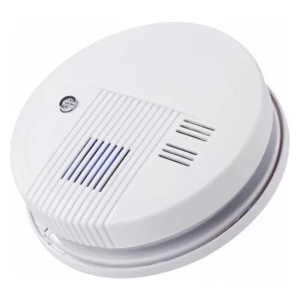 Sensor Detector De Humo Alarma + Batería 9V Conexión 110V Seguridad Hogar Monitoreo