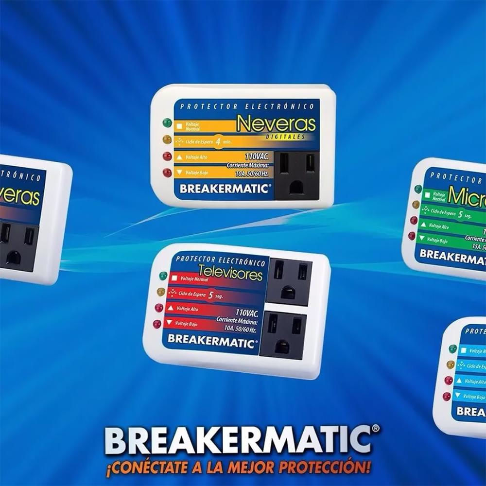 Protector De Voltaje Breakermatic Para Tv Televisor 110V img #3