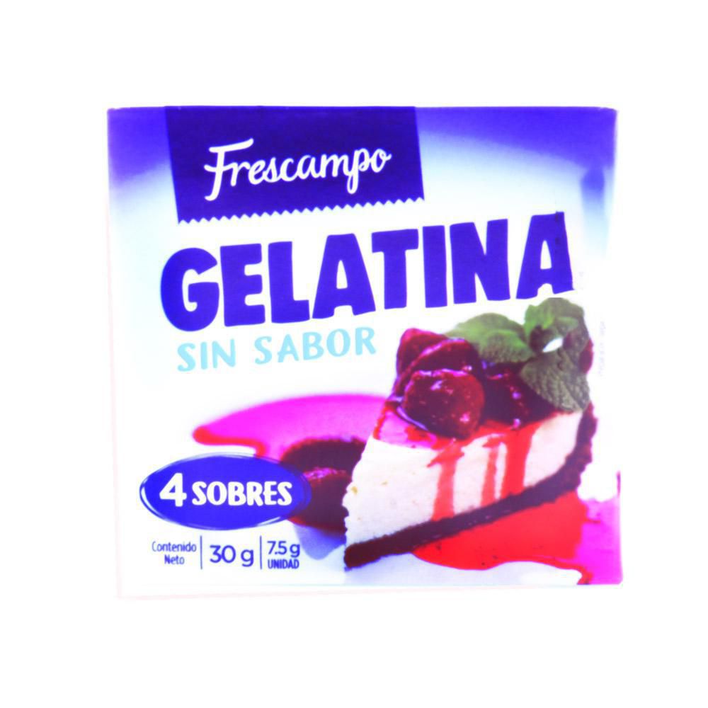 Gelatina Sin Sabor FRESCAMPO 30 gr