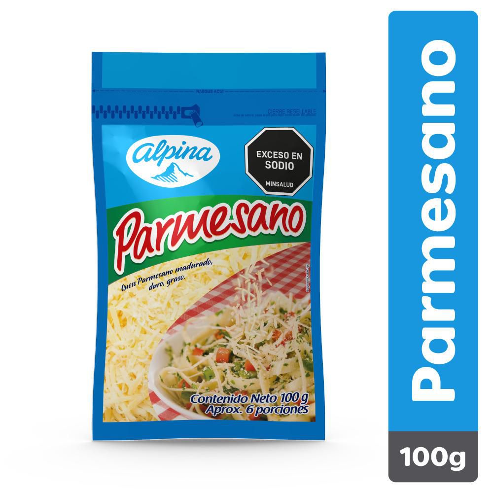 Queso Parmesano ALPINA rallado (100 gr)