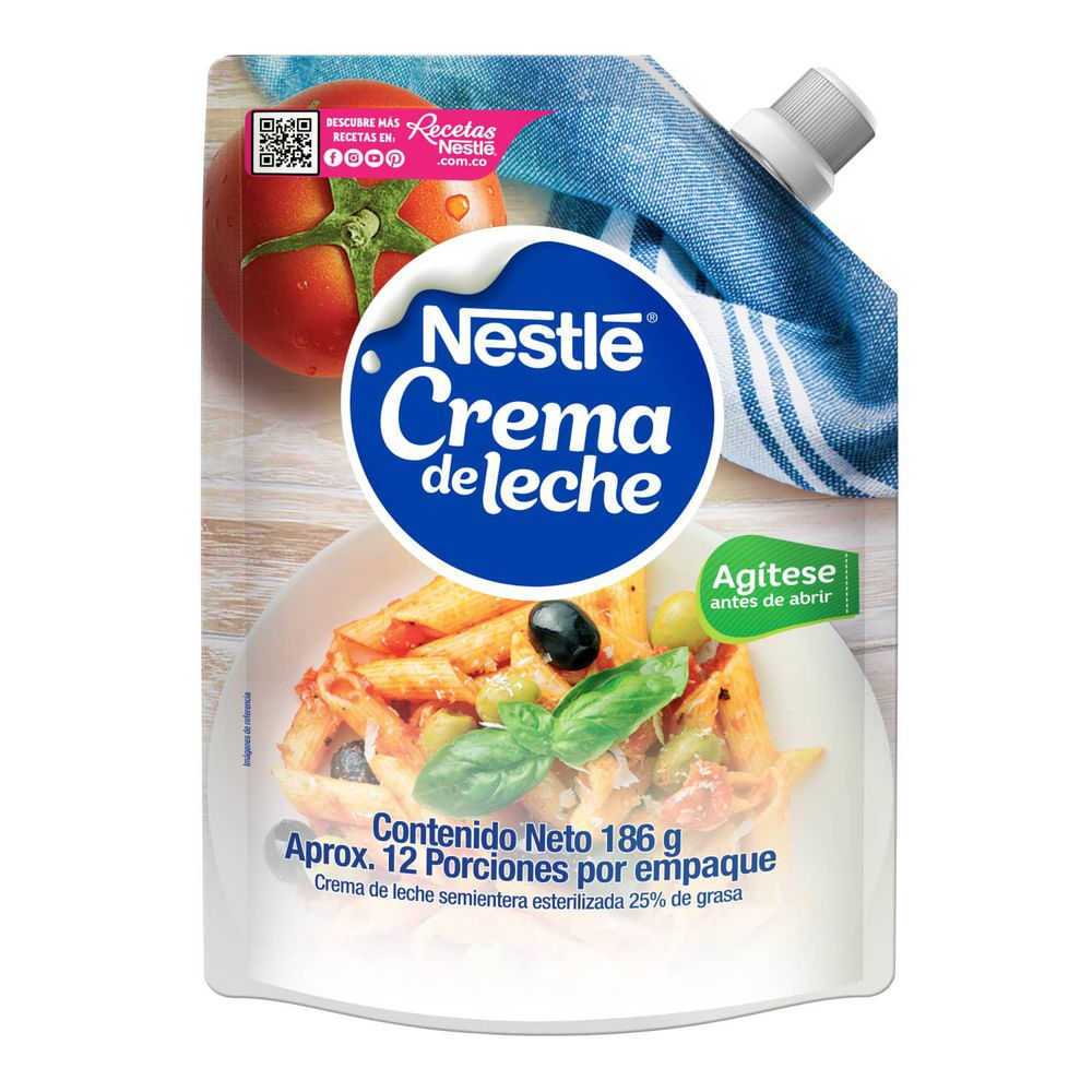 Crema de leche NESTLE doypack (186 gr)