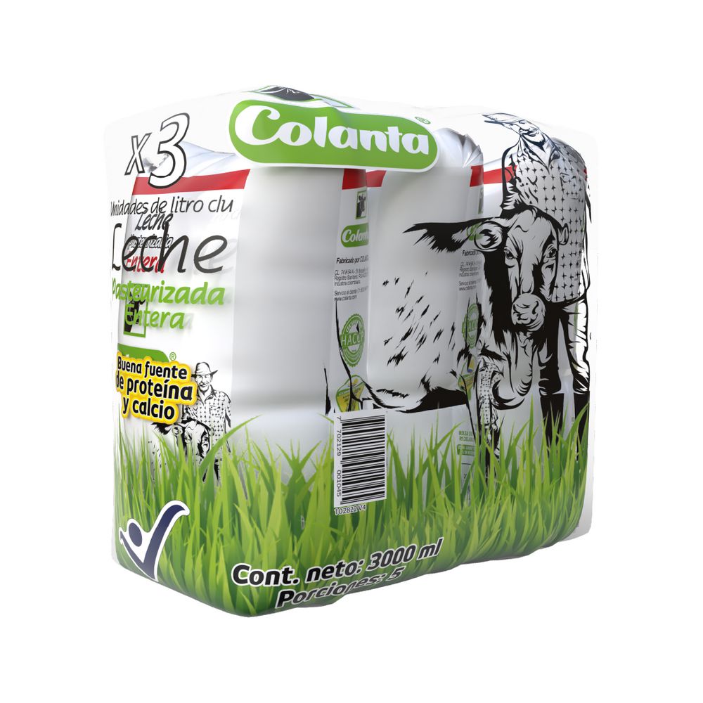 Leche COLANTA entera x3und (3000 ml)
