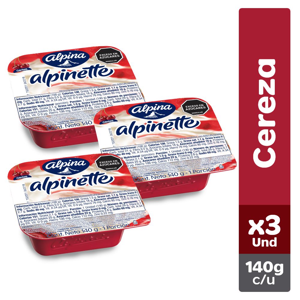 Alpinette Cereza X3 Und ALPINA 420 gr
