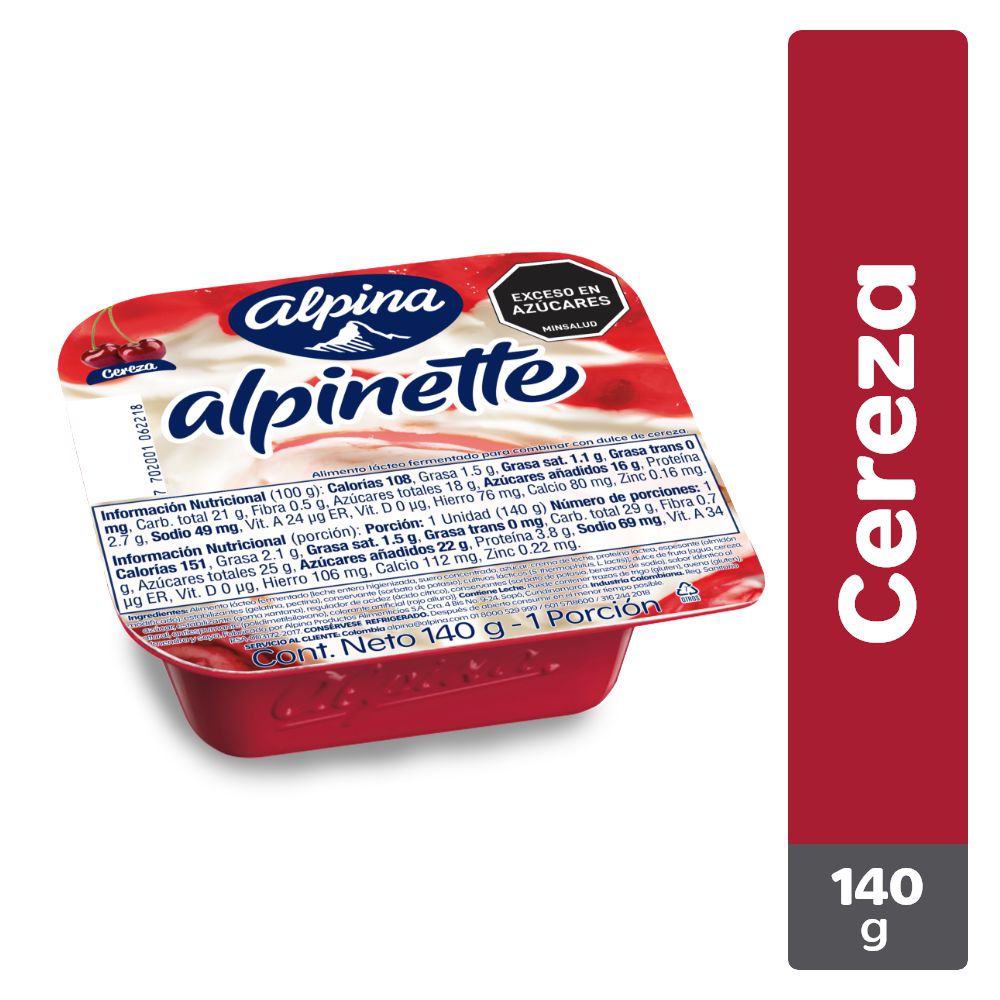 Alpinette Cereza ALPINA 140 gr