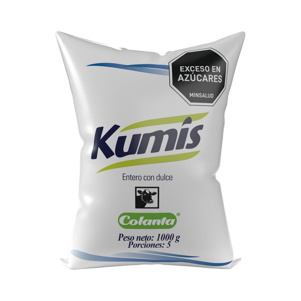 Kumis COLANTA entero con dulce (1000 gr)