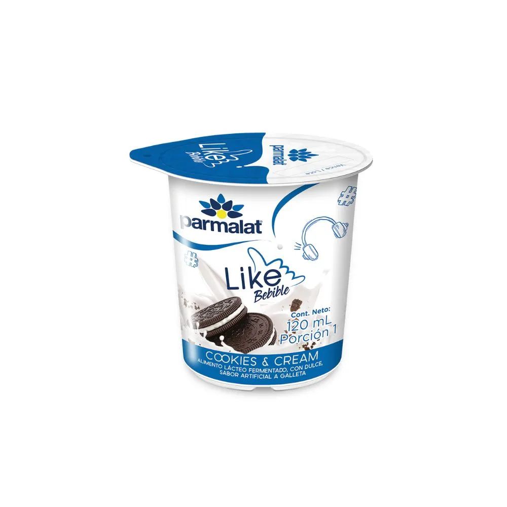Bebida láctea PARMALAT cookies & cream (120 ml)