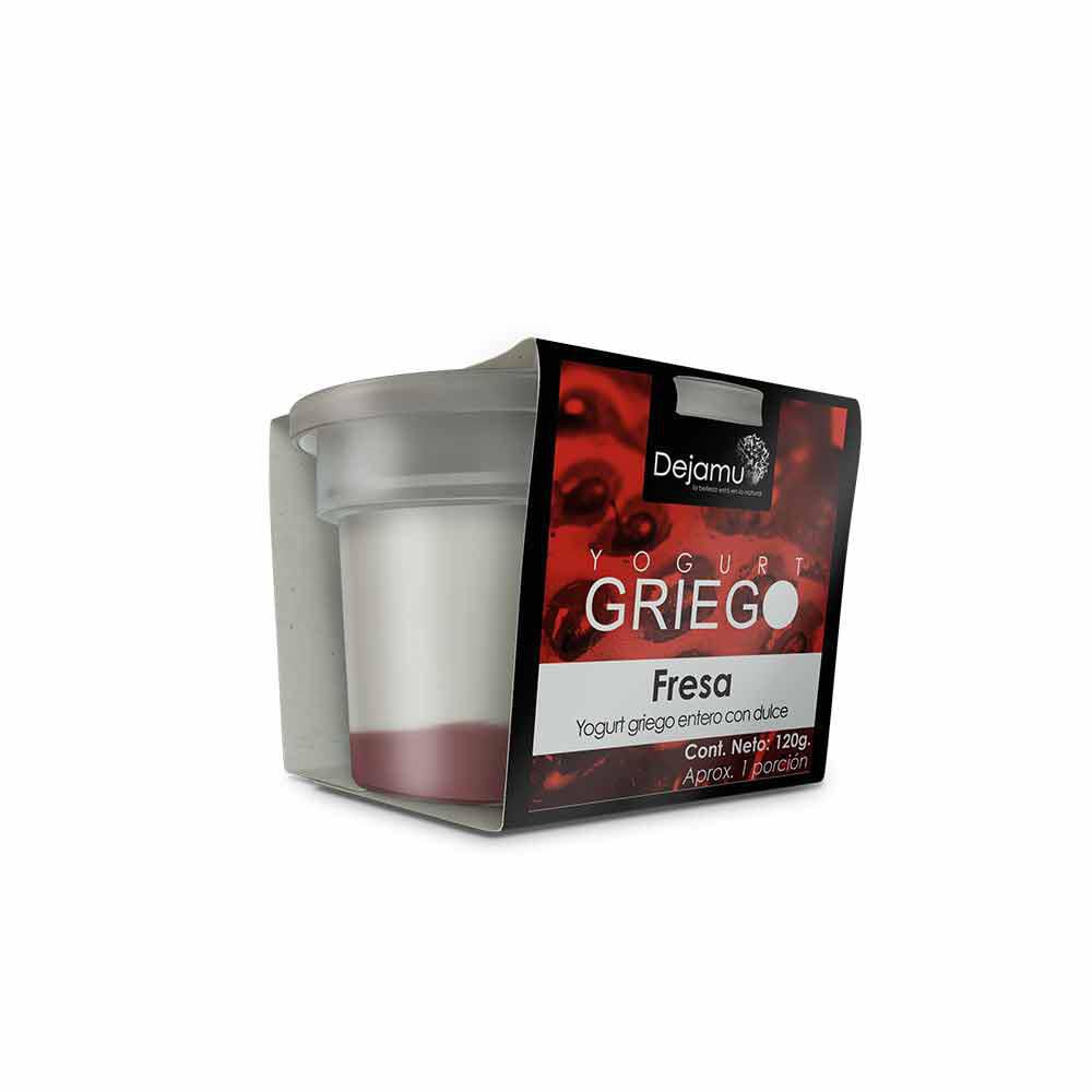 Yogurt griego DEJAMU sabor a fresa (112.5 ml)