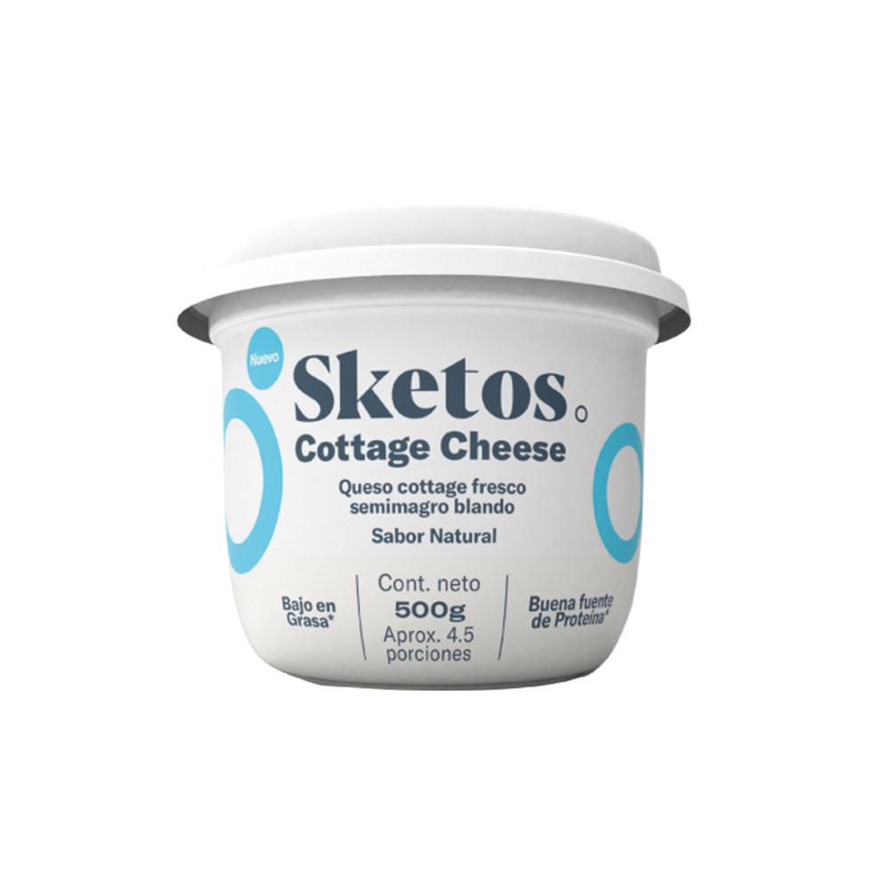 Queso cottage SKETOS fresco sabor natural (500 gr)