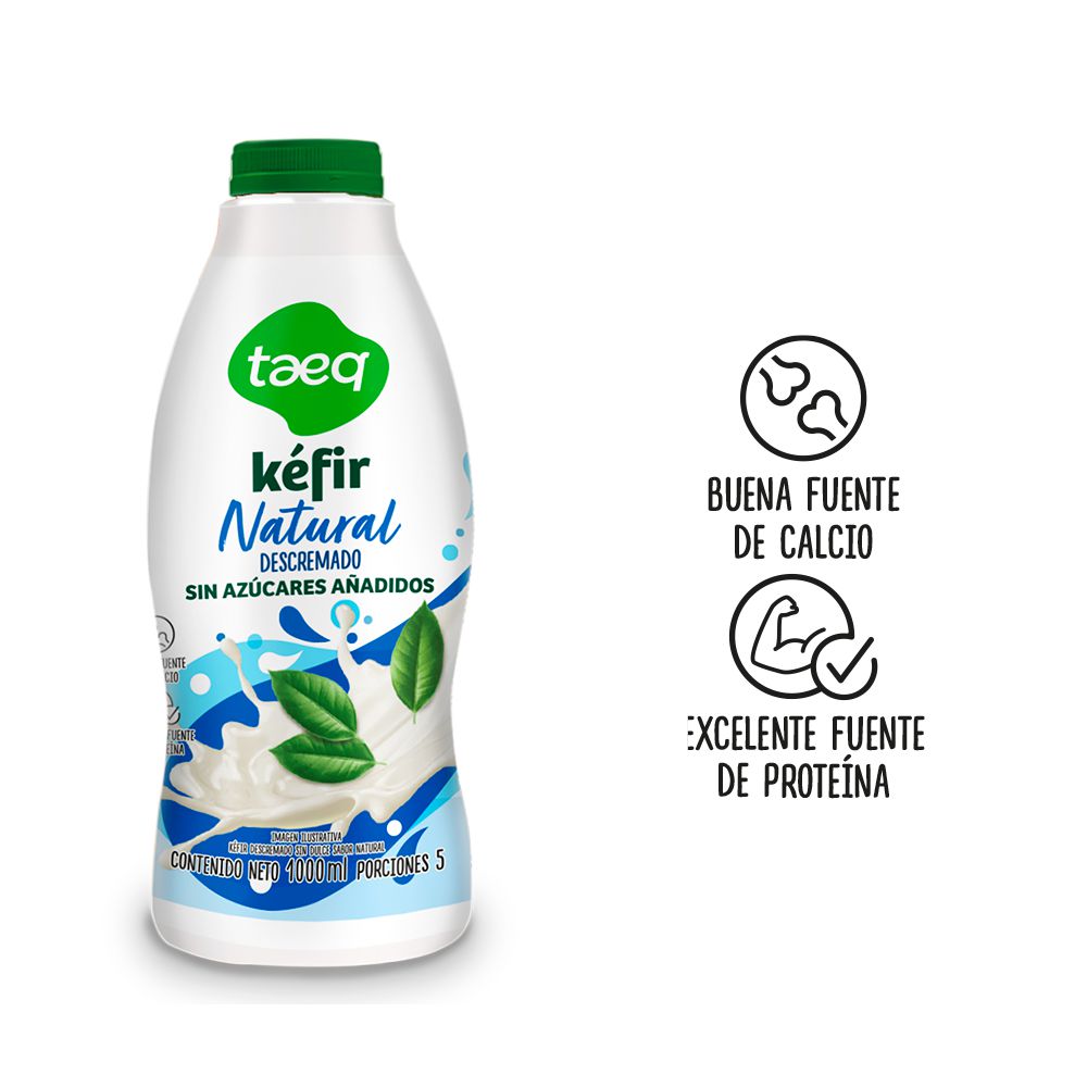 Kefir TAEQ natural sin azúcares añadidos (1000 ml)