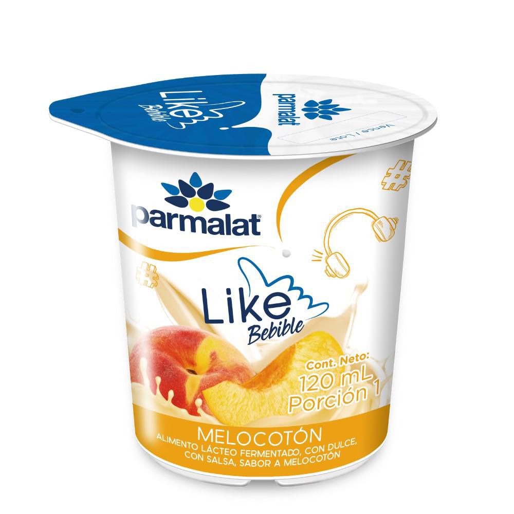Alimento lácteo PARMALAT like bebible melocotón (120 ml)