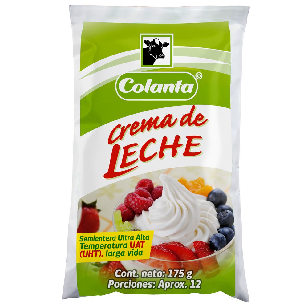 Crema de leche COLANTA semientera (175 gr)