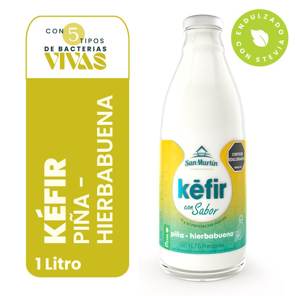 Kéfir SAN MARTIN piña hierbabuena (962 ml)