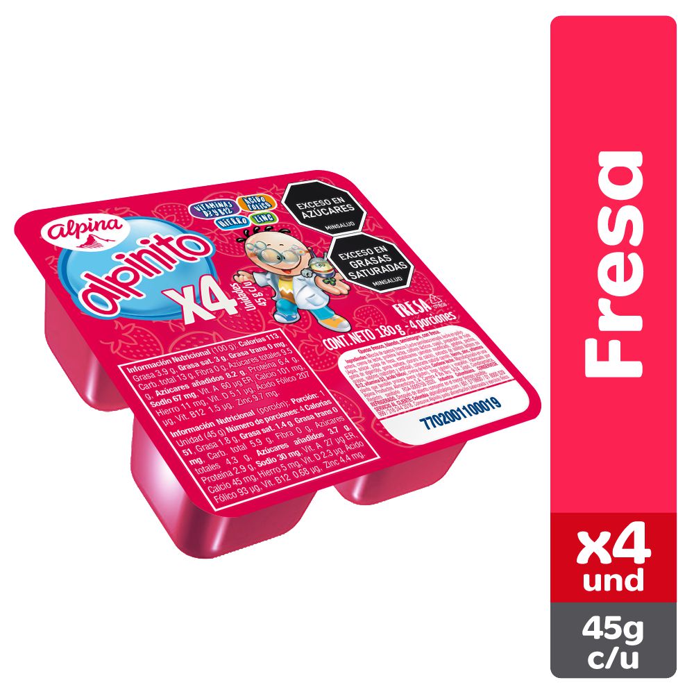 FRESA X45 GMS FOURPAC ALPINITO 180 gr