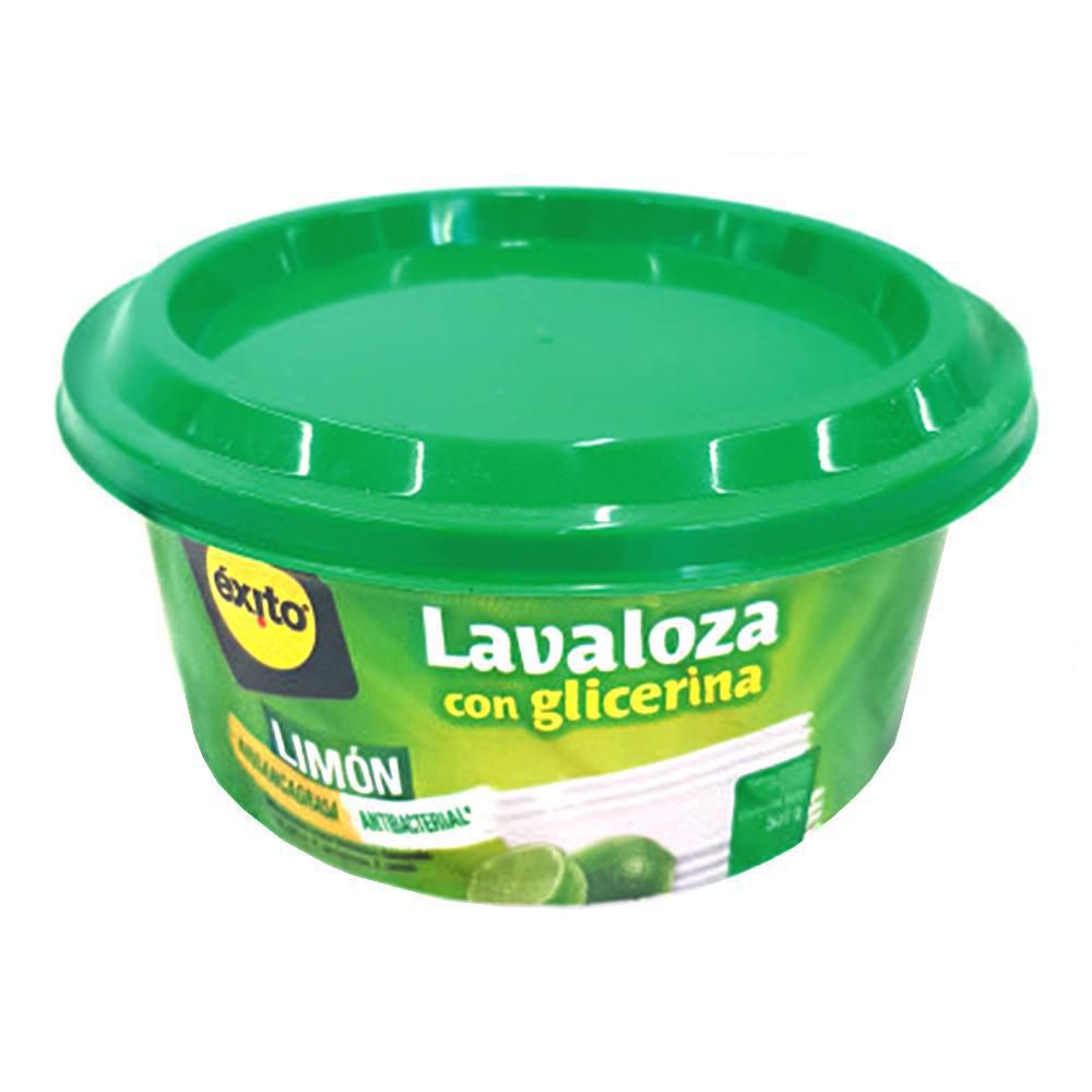 Lavaloza EXITO MARCA PROPIA en crema con glicerina limón (500 gr)