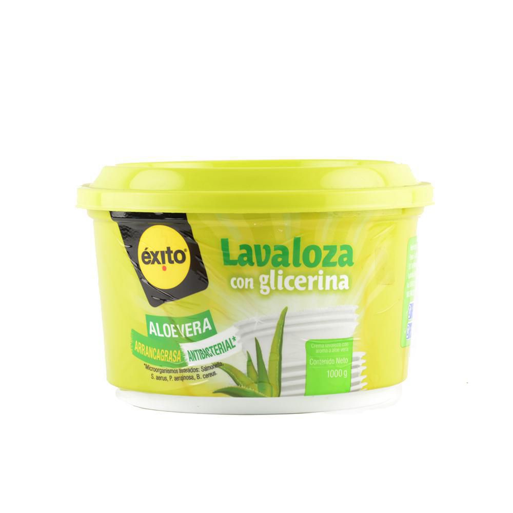 Lavaloza EXITO MARCA PROPIA en crema con glicerina aloe vera (1000 gr)