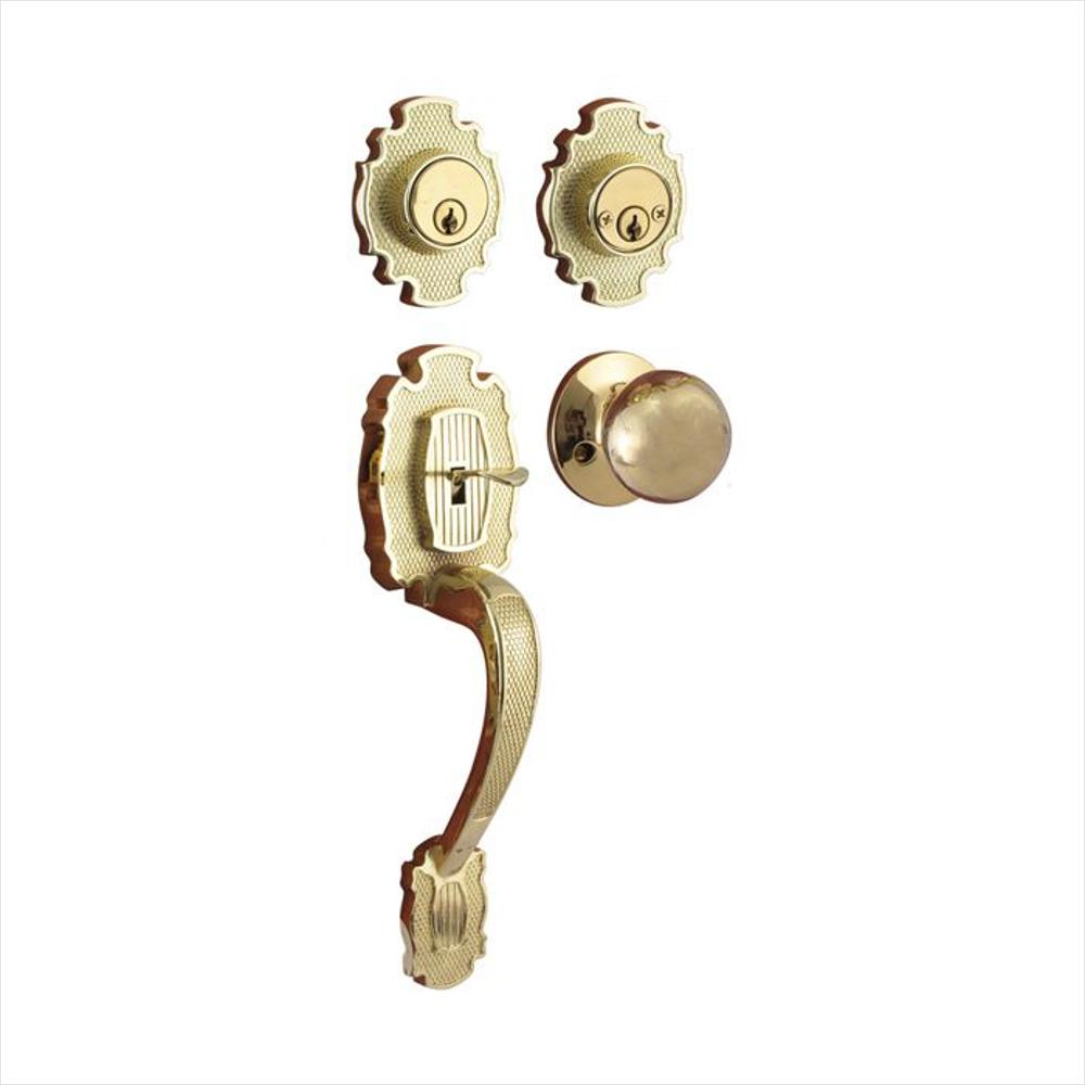 Cerradura Entrada Gatillo Royal Topforge Latón Brillante img #1