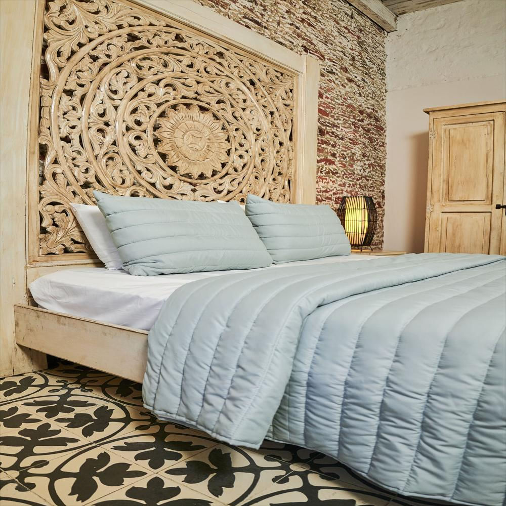 Cubrelecho Sencillo (100X190) Unifaz Gris img #2